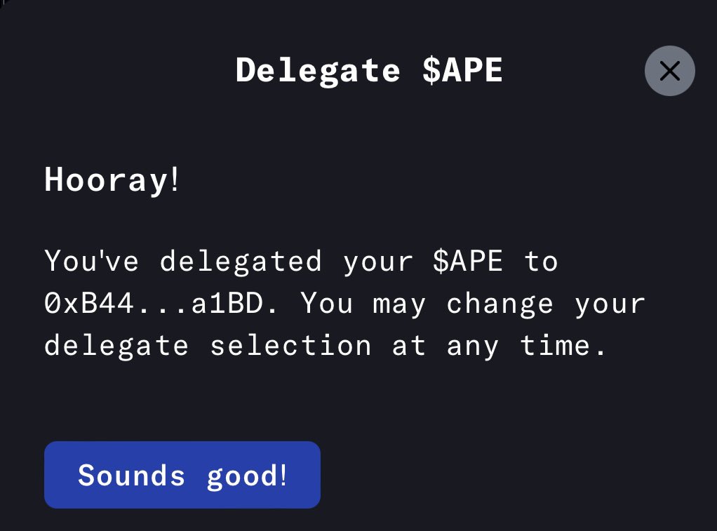 How to Delegate your ApeCoin?